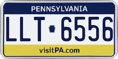 PA license plate LLT6556