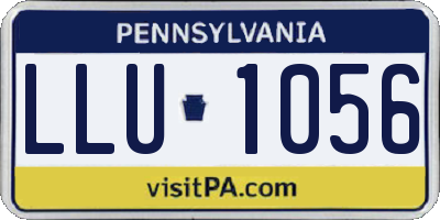 PA license plate LLU1056