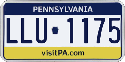 PA license plate LLU1175