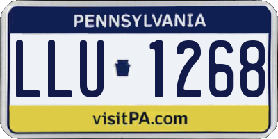 PA license plate LLU1268