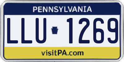 PA license plate LLU1269