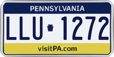 PA license plate LLU1272