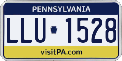 PA license plate LLU1528