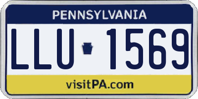 PA license plate LLU1569