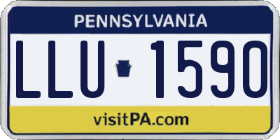 PA license plate LLU1590