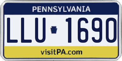 PA license plate LLU1690
