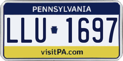 PA license plate LLU1697