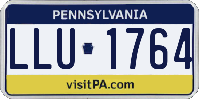 PA license plate LLU1764
