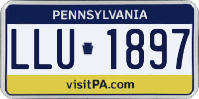 PA license plate LLU1897