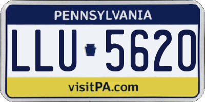 PA license plate LLU5620