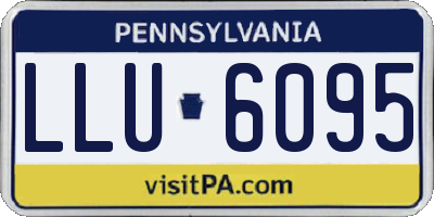 PA license plate LLU6095