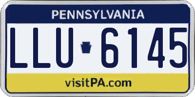 PA license plate LLU6145