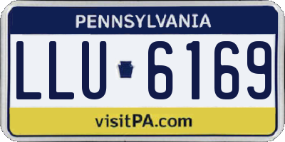 PA license plate LLU6169