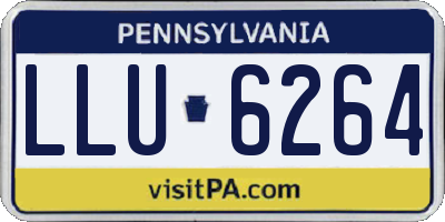 PA license plate LLU6264