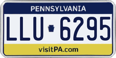 PA license plate LLU6295