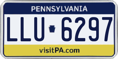 PA license plate LLU6297