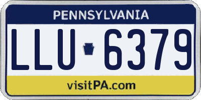 PA license plate LLU6379
