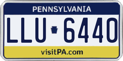 PA license plate LLU6440
