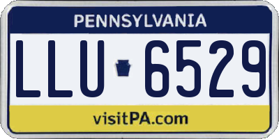 PA license plate LLU6529