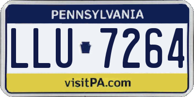 PA license plate LLU7264