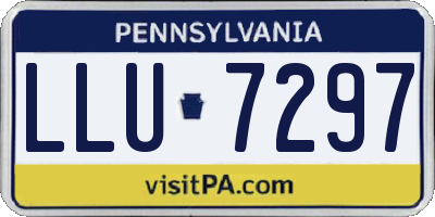 PA license plate LLU7297