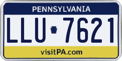 PA license plate LLU7621