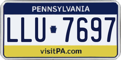 PA license plate LLU7697