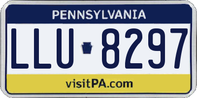 PA license plate LLU8297