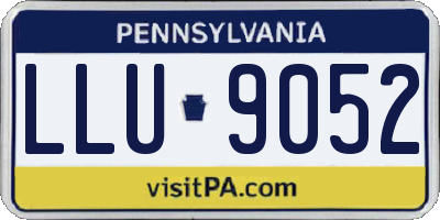 PA license plate LLU9052