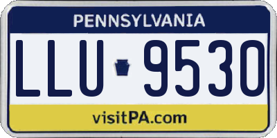 PA license plate LLU9530