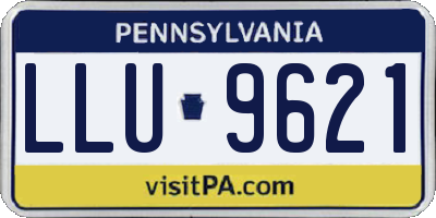 PA license plate LLU9621