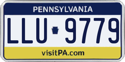 PA license plate LLU9779