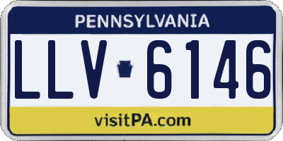 PA license plate LLV6146