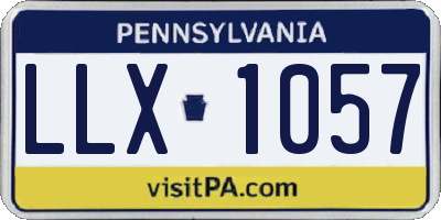 PA license plate LLX1057