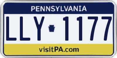 PA license plate LLY1177