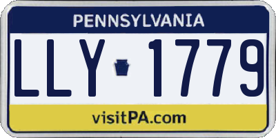 PA license plate LLY1779