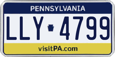 PA license plate LLY4799
