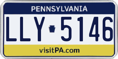 PA license plate LLY5146