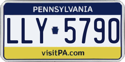 PA license plate LLY5790