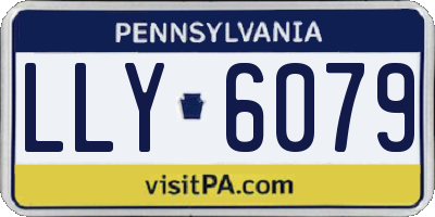 PA license plate LLY6079