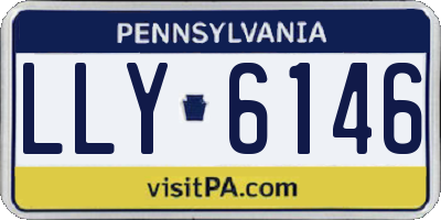 PA license plate LLY6146