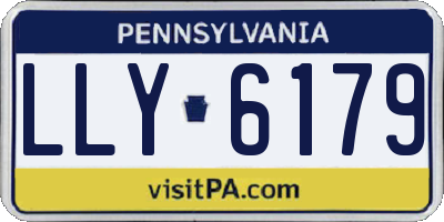 PA license plate LLY6179
