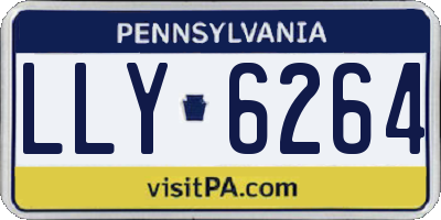 PA license plate LLY6264