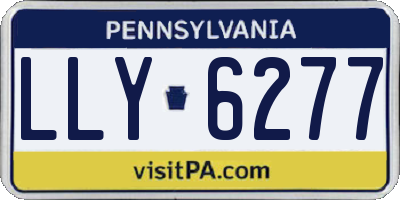 PA license plate LLY6277