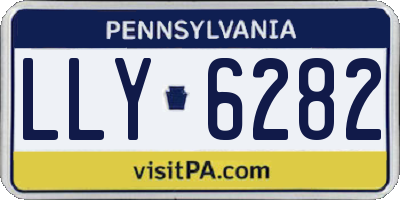 PA license plate LLY6282