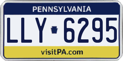 PA license plate LLY6295