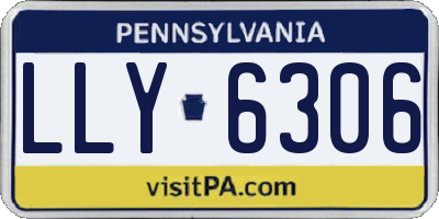 PA license plate LLY6306