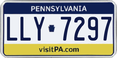 PA license plate LLY7297