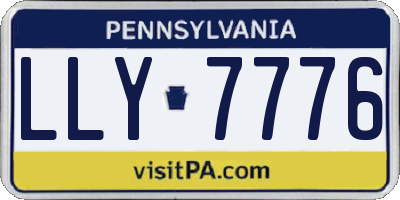 PA license plate LLY7776