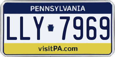 PA license plate LLY7969